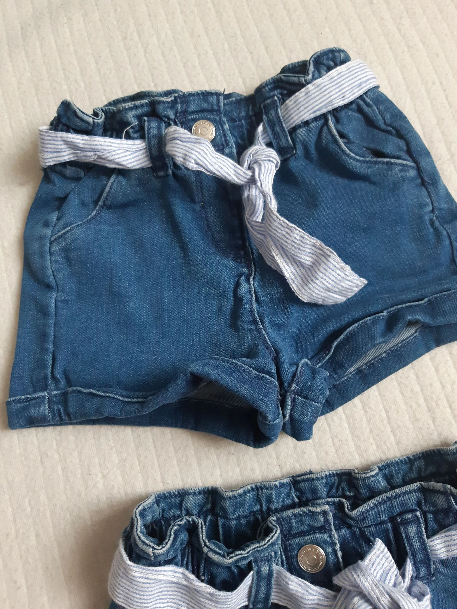 Lot of 2 Tape à l'oeil denim shorts 18 months – photo 3